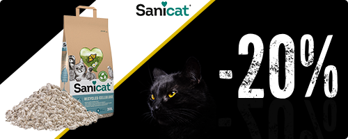 20% korting op Sanicat kattenbakvulling